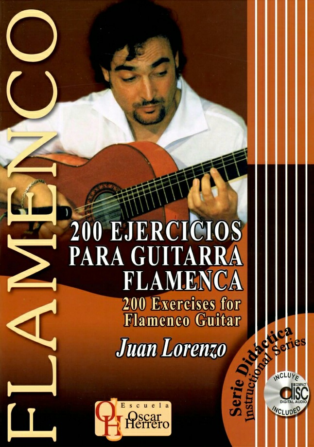 Libro de guitarra con 200 ejercicios de flamenco