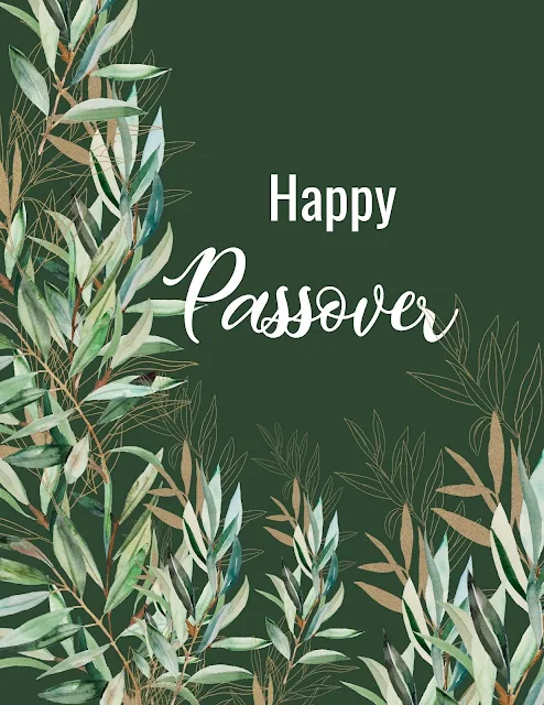 Free Passover Wishes Greetings Messages - Cute Simple Cards Made With Love - Floral Spring - 10 Image Pictures