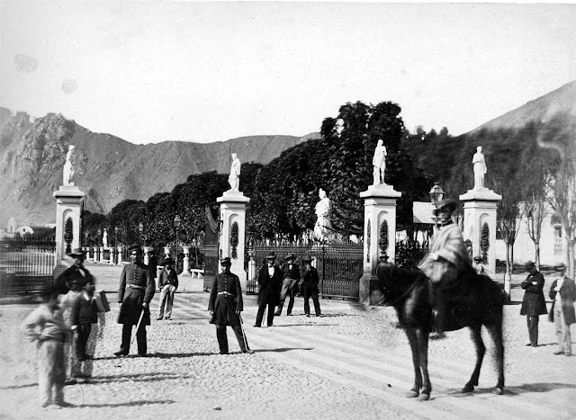 Alameda de los Descalzos a fines del 1800