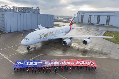 Airbus A380-800, A6-EVS, Emirates