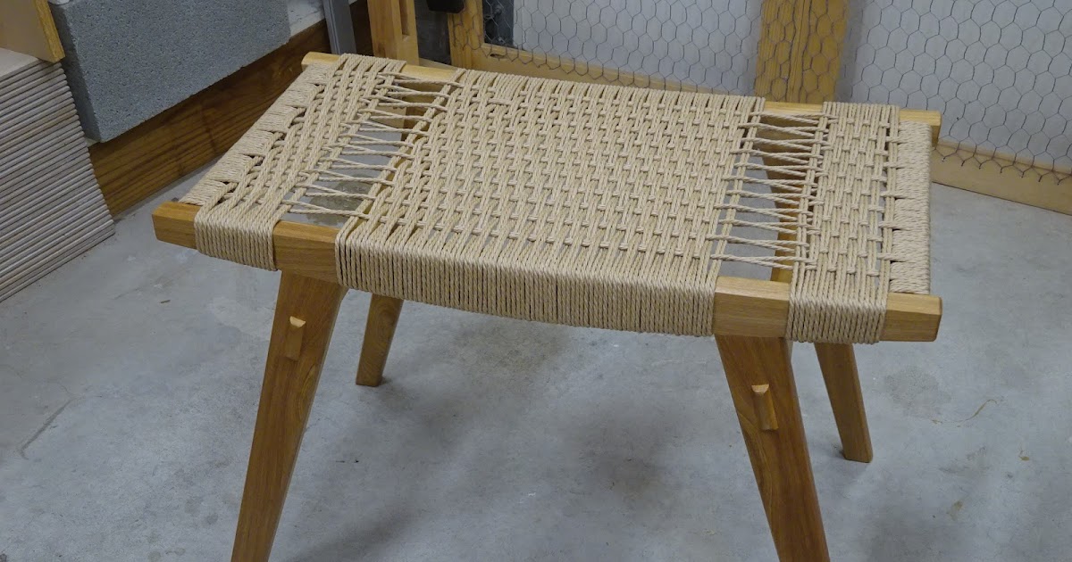Woodworking in a Tiny Shop: Weaving a Danish Cord Seat