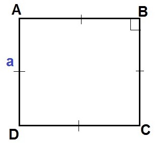 ריבוע - מרובע שצלעותיו שוות וזוויותיו ישרות