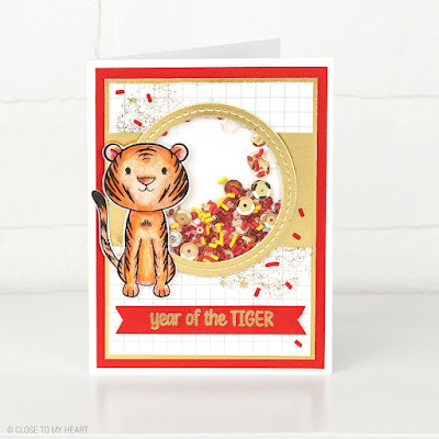 card created with Year of the Tiger