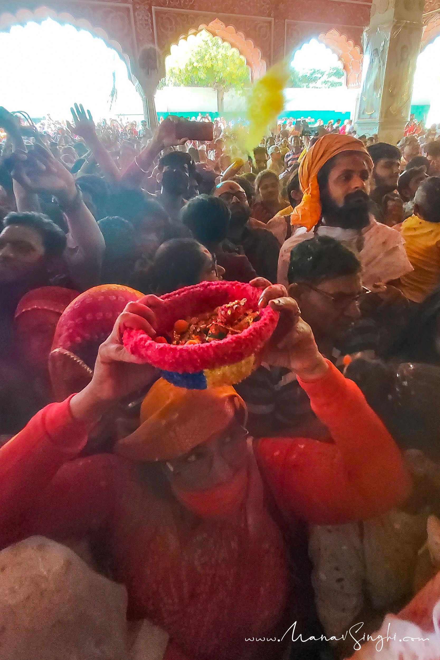 Holi Festival at Govind Dev Ji Temple Jaipur