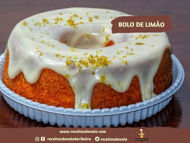 Receita de Bolo de Limão