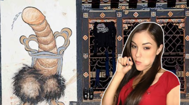 Bhutan Phallic Một Nghệ Thuật