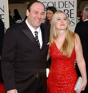 Marcy Wudarski with her late ex-hubby James Gandolfini