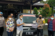 Kapolres Salatiga Serahkan Barang Bukti Mobil Pick Up Kepada Pemiliknya