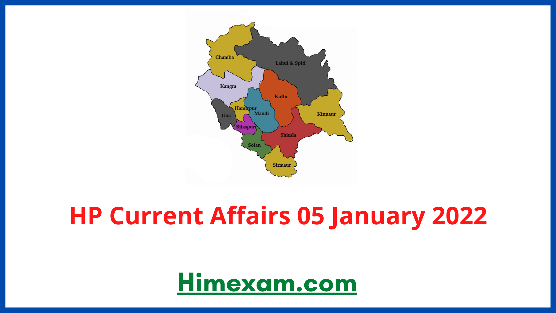 HP Current Affairs 05 January 2022