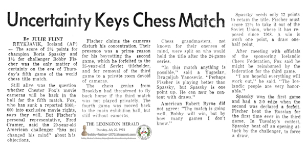 Uncertainty Keys Chess Match