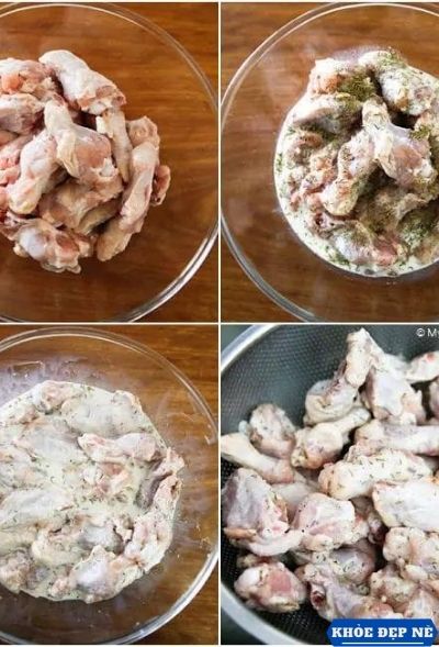 Chế biến món cánh gà nướng Hàn Quốc