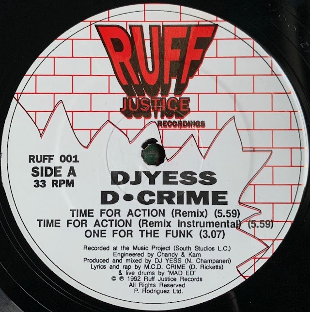 DJ Yess & D Crime - Time for Action - 1991