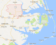 map of Bertie County, North Carolina