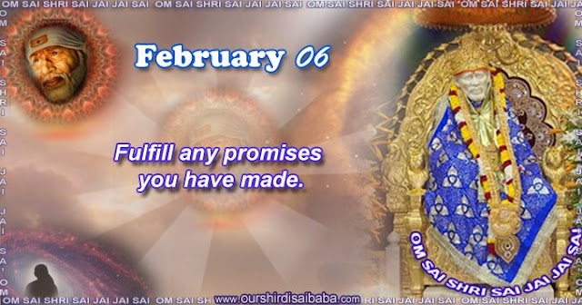 Sai Blessings - Daily Blessing Messages-Shirdi Sai Baba Today Message 06-02-2022