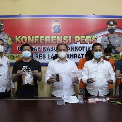 Sat Narkoba Polres Labuhanbatu Amankan Pengedar Sabu Dalam Sepekan Dengan Barang Bukti 100, 80 Gram Sabu 