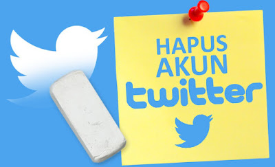 cara hapus akun twitter permanen