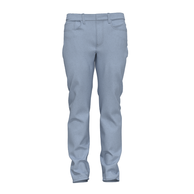 3D Virtual Fashion Apparel Men's Pants Design