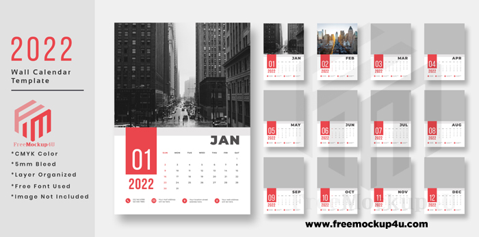 Best Wall Calendar 2022 Design