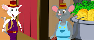 शहरी चूहा और देहाती चूहे की कहानी (The Town Mouse And The Country Mouse Story) :- पंचतंत्र