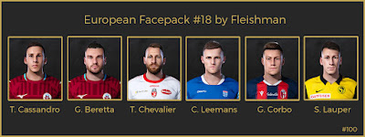 PES 2021 European Facepack #18 by Fleishman