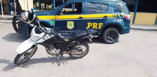 PRF apreende motocicleta roubada vendida irregularmente em site de anúncios