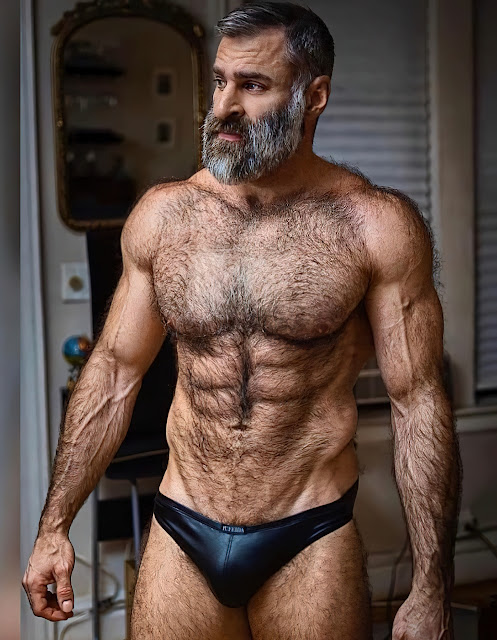 Irresistible Hairy Hunk Daddy Bears