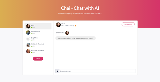 Chai AI Website WebBased Apps Chat Gratis Dari Crushon