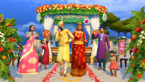 le pack de jeu Les Sims 4 Mariage