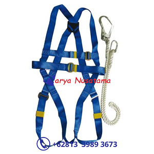 Jual Full Body Harness Krisbow Warna Biru Tanpa Lanyard