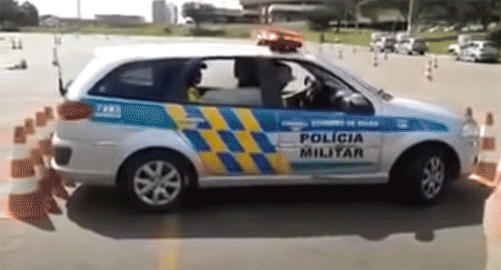 Baliza de Fuga da Polícia Brasileira Surpreende Estrangeiros