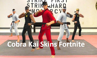 Cobra Kai skins from Fortnite, read here