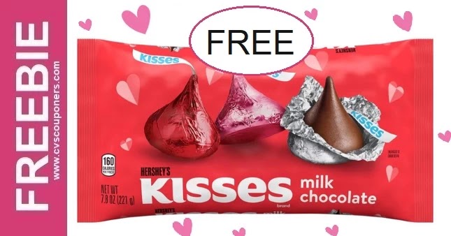 FREE Bag of Hershey's Kisses at CVS 1/9-1/15