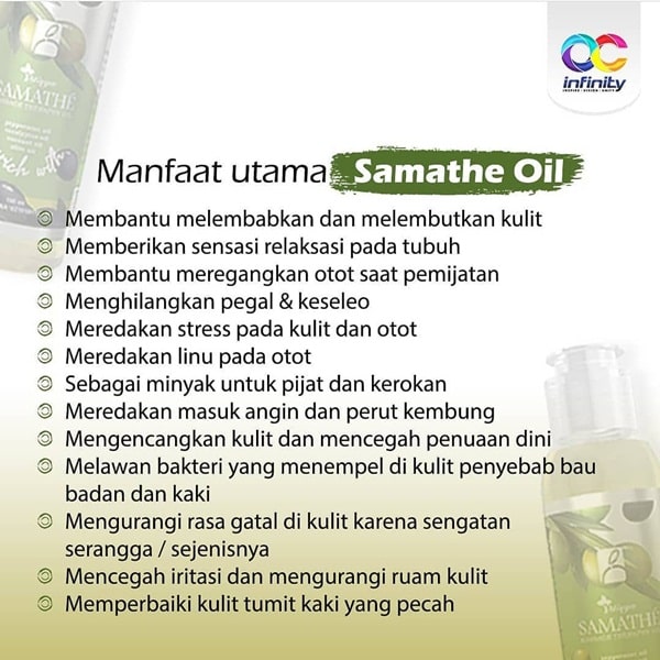 Manfaat Samathe Oil