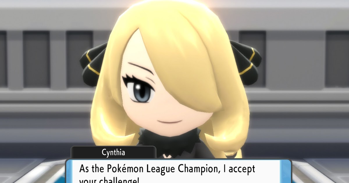 Cynthia, a campeã dos campões da liga Pokémon - Nintendo Blast