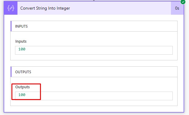 Power Automate Functions - INT Function