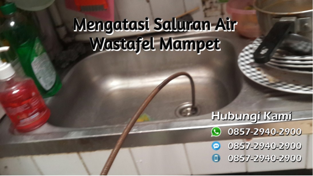 pelancaran saluran air mampet / wastafel di Muntilan Magelang