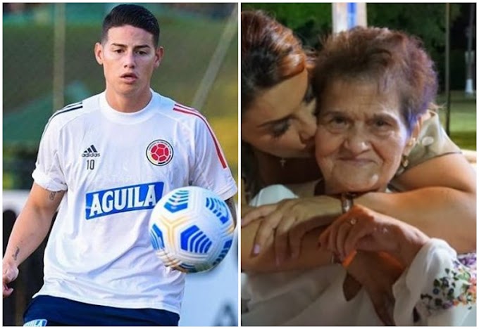 Luto en la Selección Colombia: Murió en Ibagué abuela materna del volante James Rodríguez