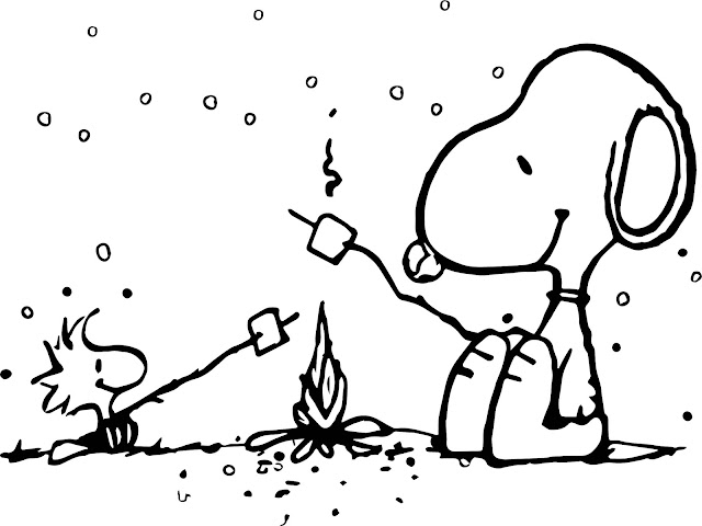 8 Snoopy Love Coloring Pages - Snoopy Valentine's Day