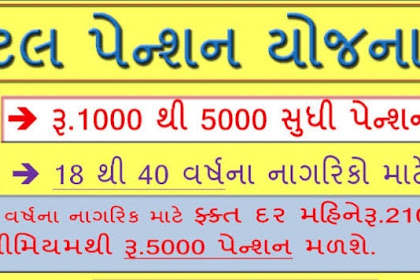 (APY Chart) अटल पेंशन योजना 2021: ऑनलाइन आवेदन व अकाउंट स्टेटस