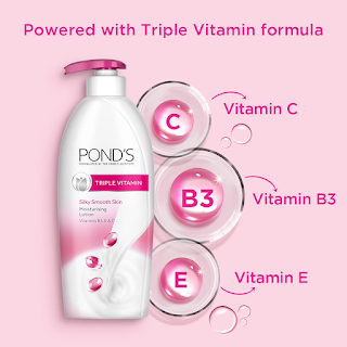 Pond's Triple Vitamin Moisturizing Body Lotion 275 ml Brand: Pool