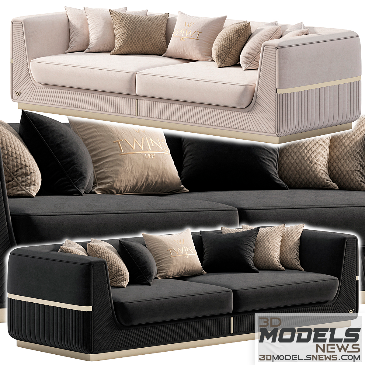 Lorenzo sofa model by twins 2
