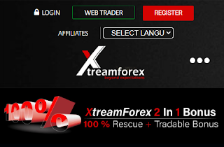 Bonus Deposit XtreamForex 100% - Tradable Bonus