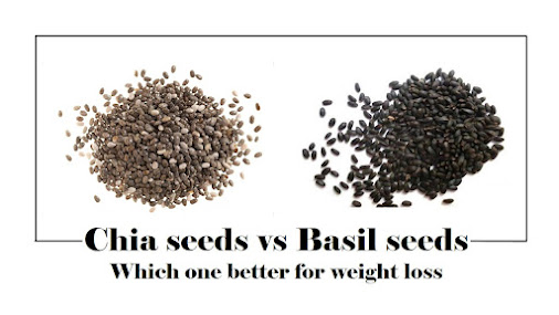 Chia seeds vs Basil (or sabja) seeds : Which one best for weight loss
