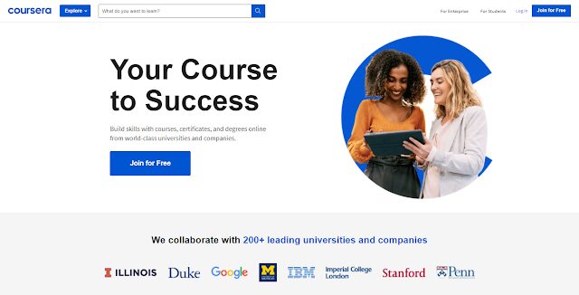 Platform Belajar Online Coursera