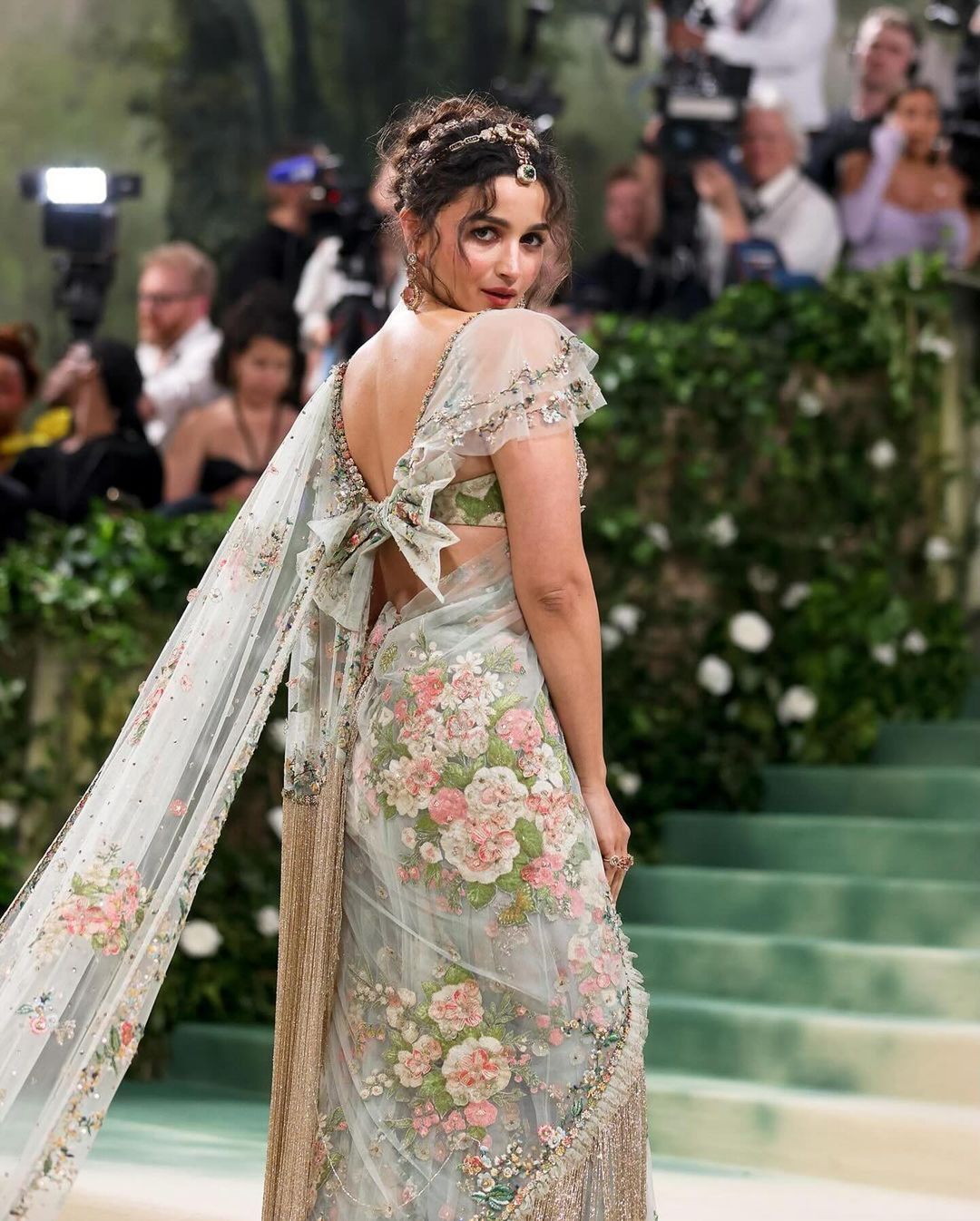 Alia Bhatt mesmerizes at the Met Gala 2024 in a Sabyasachi Saree that  took a staggering 1965 hours to create