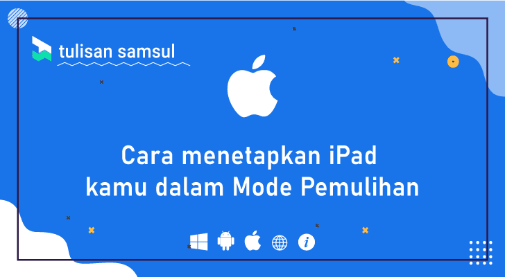 iPad dalam Mode Pemulihan