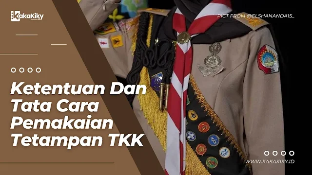 cara menggunakan tetampan pramuka sesuai aturan