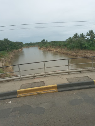 View of Nadi River flowing across Nadi city