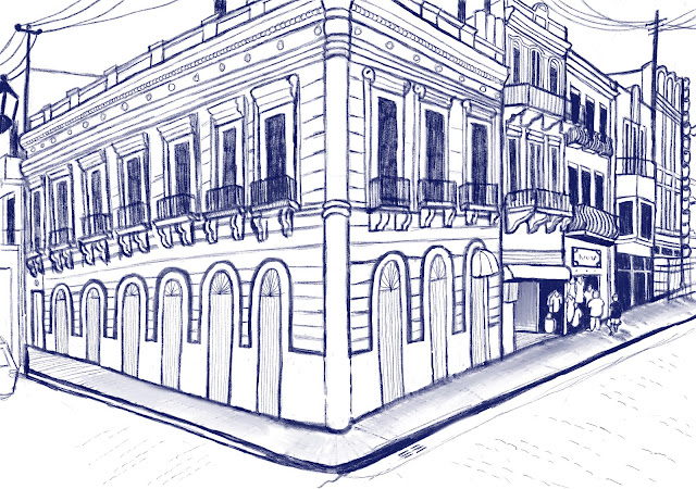 Sketch of Street Corner