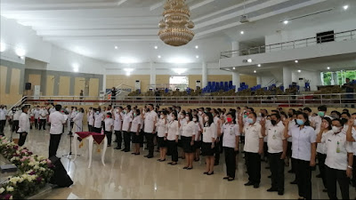 Wagub Kandouw Lantik 147 Pejabat Pengawas Pemprov Sulut